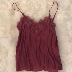 Lace tank top